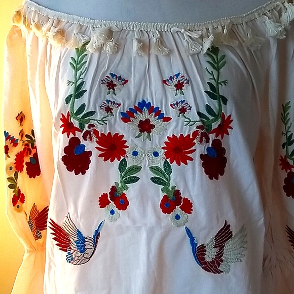 Velzera Boho๐ผ Embroidered Summer Festival Dress - Picture 5 of 9